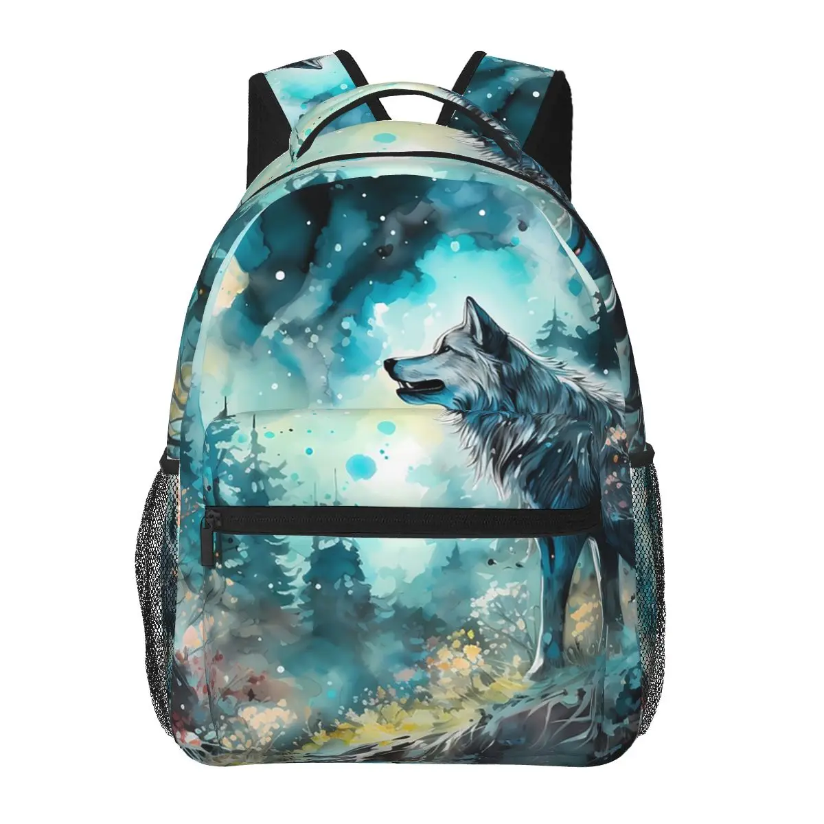 Wolf In The Wild Misty Watercolor Student Backpack School Bag Hiking Travel Daypack for Men Women Fashion Bookbag Shoulder Bags
Wolf In The Wild Misty Watercolor Student Backpack School Bag Hiking Travel Daypack for Men Women Fashion Bookbag Shoulder Bags