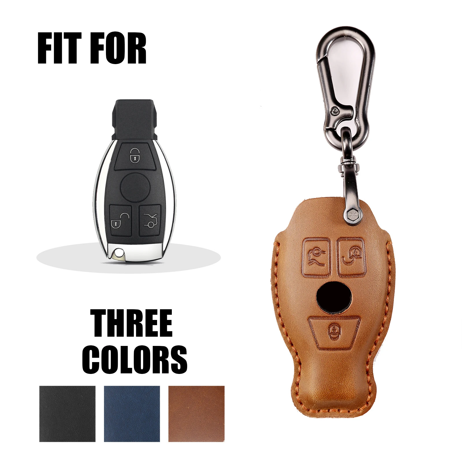 Leather Car Smart Key Case Cover Shell For Mercedes Benz A C E S Class AMG GLS GLA GLK GLC CLS CLA W204 W221 W212 W205 W176 W463
Leather Car Smart Key Case Cover Shell For Mercedes Benz A C E S Class AMG GLS GLA GLK GLC CLS CLA W204 W221 W212 W205 W176 W463
