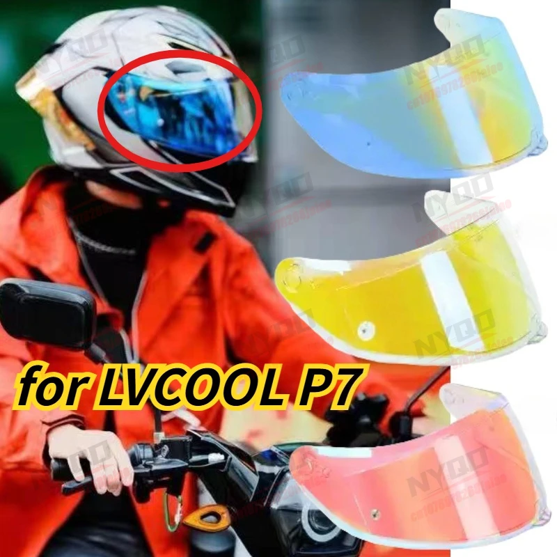 Motorcycle Helmet Protective Face Shield Dust and Sun Protection Helmet Accessories Suitable for LVCOOL P7
Motorcycle Helmet Protective Face Shield Dust and Sun Protection Helmet Accessories Suitable for LVCOOL P7