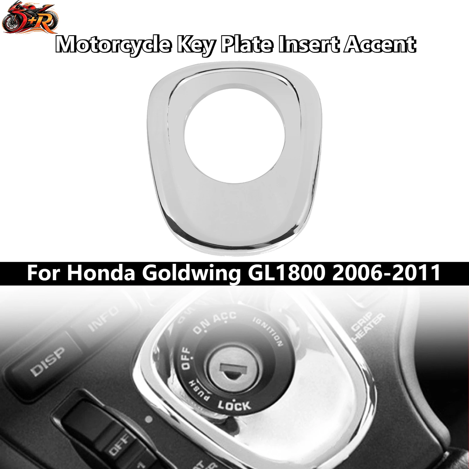 Motorcycle Key Plate Insert Accent For Honda Goldwing GL1800 2006-2011 Fairing Ignition Key Accent Switch Grommet Decoration
Motorcycle Key Plate Insert Accent For Honda Goldwing GL1800 2006-2011 Fairing Ignition Key Accent Switch Grommet Decoration