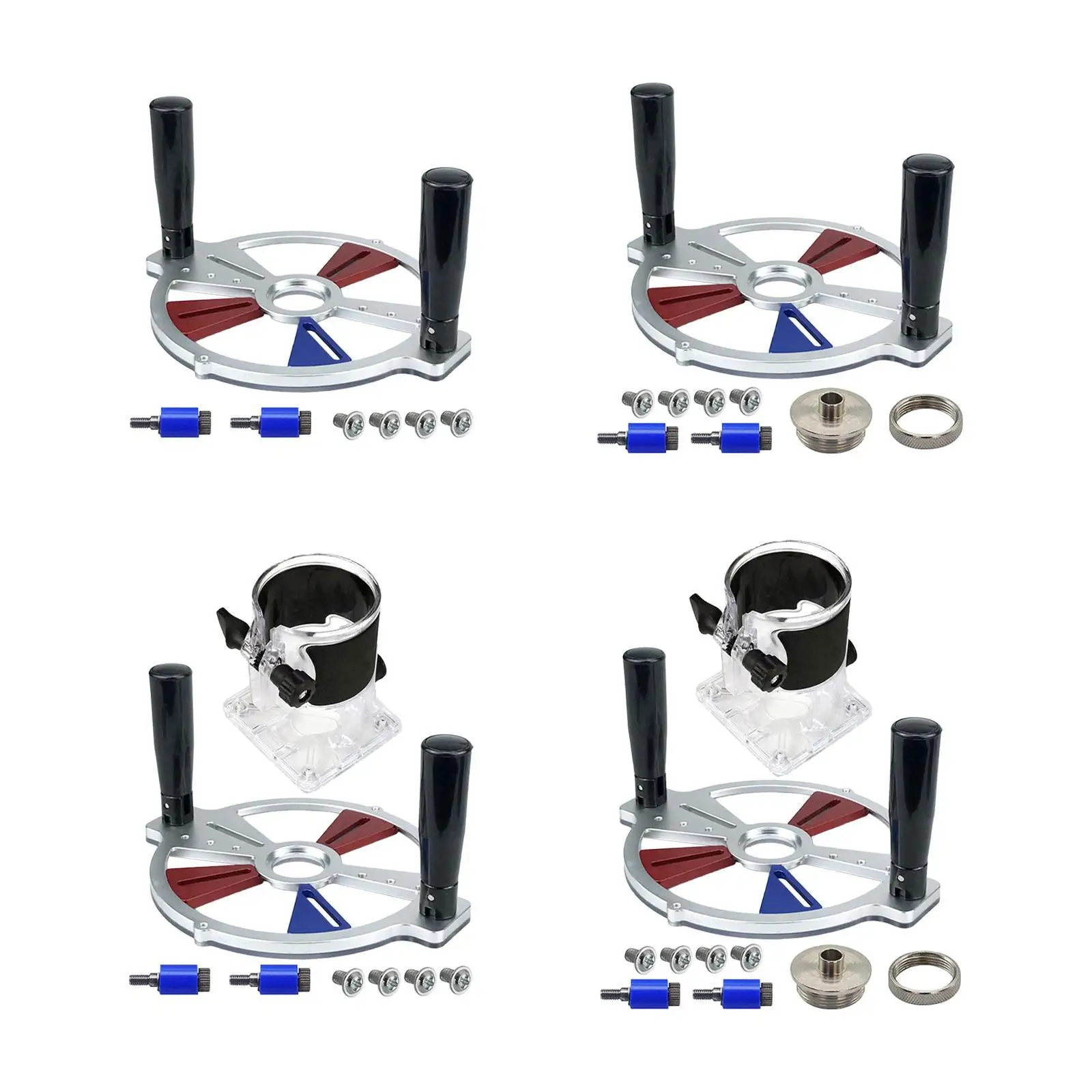 Trimming Machine Backer, Drill Guide Bracket with Folding Handle Portable, Aluminum Alloy Carpentry Tool Woodworking Tool
Trimming Machine Backer, Drill Guide Bracket with Folding Handle Portable, Aluminum Alloy Carpentry Tool Woodworking Tool