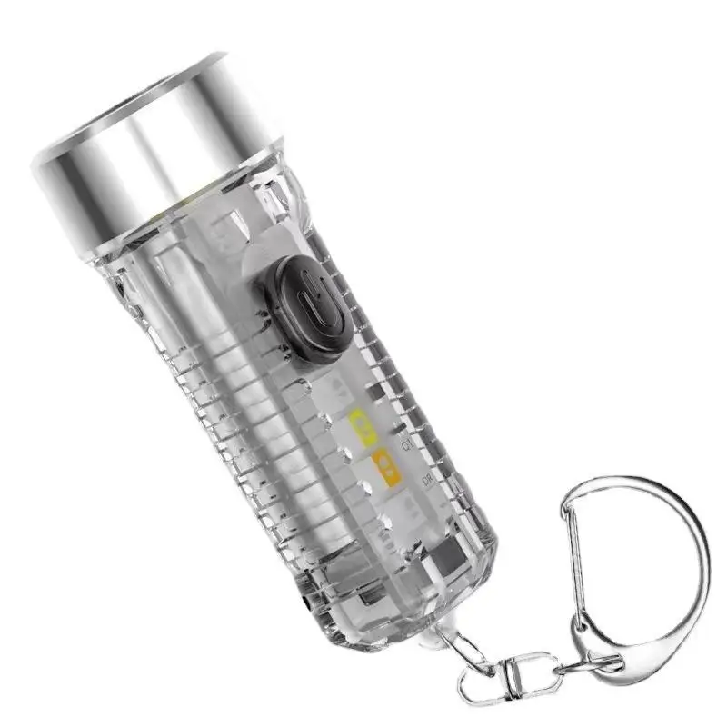 Mini Keychain Flashlight Type-C Fast Charging Waterproof Torch Lamp With Magnet Multifunction Warning Camping Flashlight
Mini Keychain Flashlight Type-C Fast Charging Waterproof Torch Lamp With Magnet Multifunction Warning Camping Flashlight