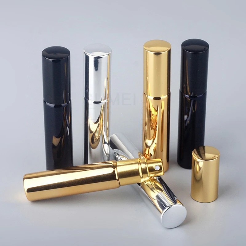 10ML Portable UV Glass Refillable Perfume Bottle With Aluminum Atomizer Spray Bottles Sample Empty Containers
10ML Portable UV Glass Refillable Perfume Bottle With Aluminum Atomizer Spray Bottles Sample Empty Containers