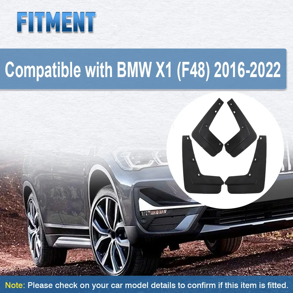 For BMW X1 F48 2016 2017 2018 2019 2020 2021 4pcs Car Front Rear Mud Flaps Fender Splash Guards KIT Mudguards Accessories
For BMW X1 F48 2016 2017 2018 2019 2020 2021 4pcs Car Front Rear Mud Flaps Fender Splash Guards KIT Mudguards Accessories