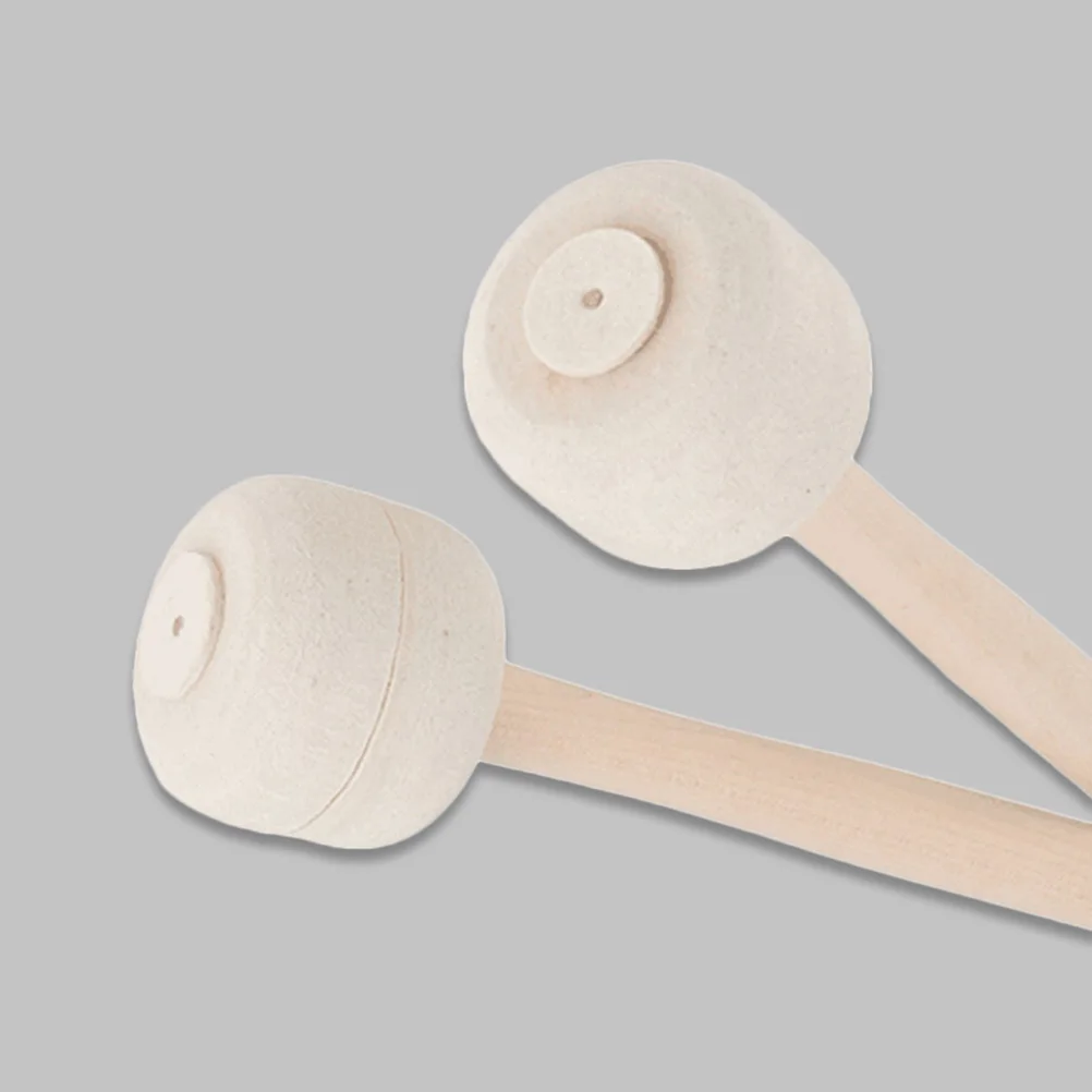 2 Pcs Felt Drum Hammer Drumstick Marching Band Practice Wood Handle Mallets Adult Beginner Professional Bass
2 Pcs Felt Drum Hammer Drumstick Marching Band Practice Wood Handle Mallets Adult Beginner Professional Bass