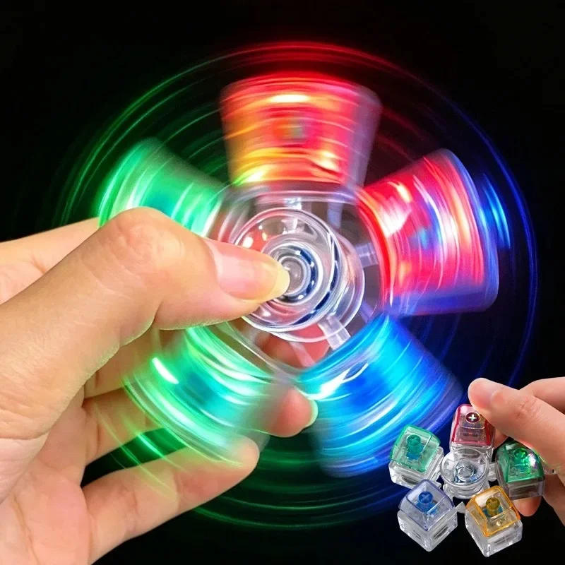 LED Lighting Fidget Spinner Keychain Clickable Button Design Stress Relief Anti Anxiety Portable Decompression Pendant Toy
LED Lighting Fidget Spinner Keychain Clickable Button Design Stress Relief Anti Anxiety Portable Decompression Pendant Toy