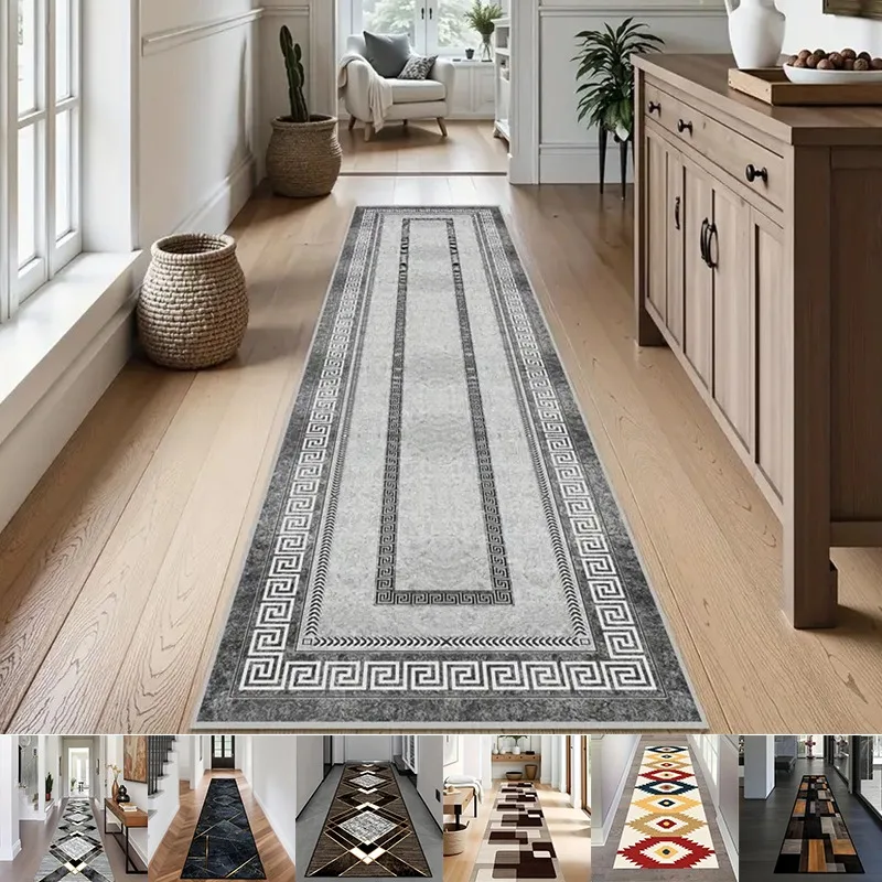 1pc European Classic Long Carpet Runner - Heavy-Duty Machine-Washable Floor Mat Suitable for Hallway,Kitchen,Balcony Easy Clean
1pc European Classic Long Carpet Runner - Heavy-Duty Machine-Washable Floor Mat Suitable for Hallway,Kitchen,Balcony Easy Clean