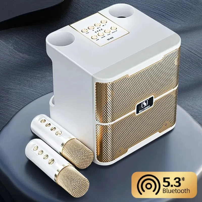 Caixa De Som Karaoke Subwoofer Wireless Bluetooth with Microphone Portable Home Singing Machine Supporting TF CardUSB Flashdrive
Caixa De Som Karaoke Subwoofer Wireless Bluetooth with Microphone Portable Home Singing Machine Supporting TF CardUSB Flashdrive