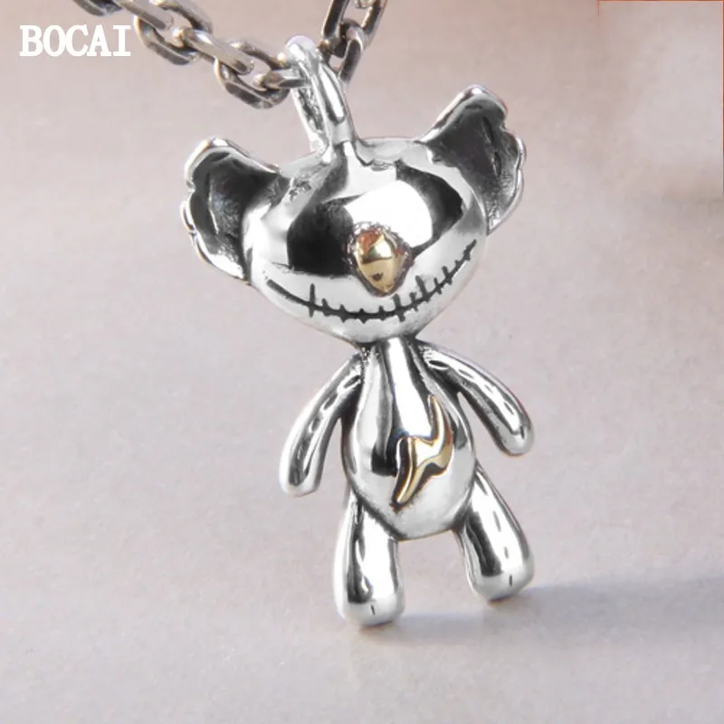 BOCAI New S925 Sterling Silver Personality Lightning Puppets Koalas Pendants Men And Women
BOCAI New S925 Sterling Silver Personality Lightning Puppets Koalas Pendants Men And Women