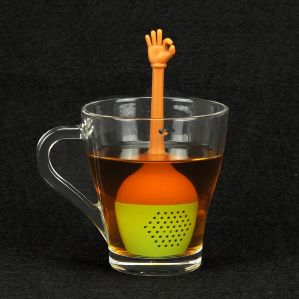 Cute Hand Gesture Tea Infuser Food Grade Silicone Easy Clean Tea Time Fun Novelty Accessories Strainer Leaf Infuser Kitchen Bar
Cute Hand Gesture Tea Infuser Food Grade Silicone Easy Clean Tea Time Fun Novelty Accessories Strainer Leaf Infuser Kitchen Bar