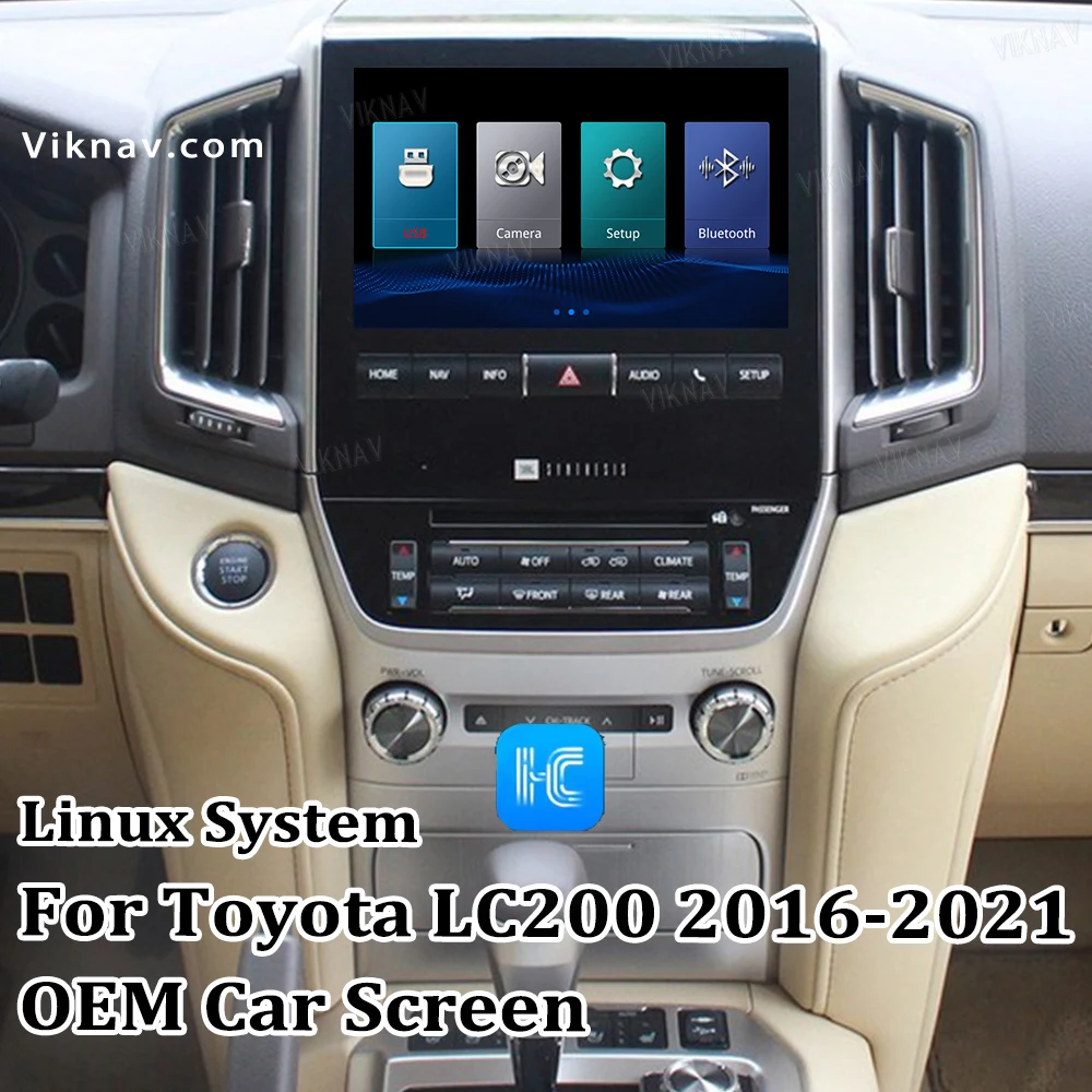 Viknav подходит для оригинального автомобильного экрана системы Linux для Toyota LC200 2016-2021 беспроводной Apple CarPlay Android авто
Viknav подходит для оригинального автомобильного экрана системы Linux для Toyota LC200 2016-2021 беспроводной Apple CarPlay Android авто
