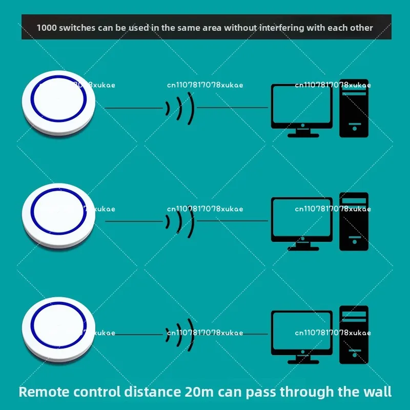 Wireless Remote Computer Power Switch External PC Power Button Desktop Computer Case Motherboard Switch On Off
Wireless Remote Computer Power Switch External PC Power Button Desktop Computer Case Motherboard Switch On Off