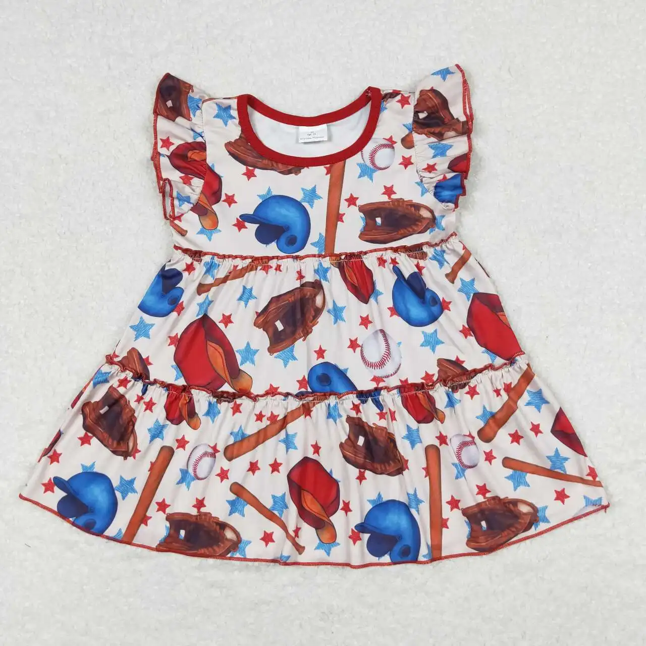 GT0493 Boutique Baby Toddler Girls Summer Top Baseball Print Short Sleeve Kids Boutique Clothes
GT0493 Boutique Baby Toddler Girls Summer Top Baseball Print Short Sleeve Kids Boutique Clothes