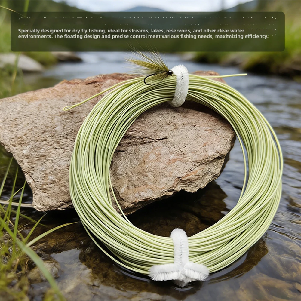 Prelooped Line Fly Fishing Line High Buoyancy Coating Reusable After Wear Even Spread For Casting Short Distance Casting Line
Prelooped Line Fly Fishing Line High Buoyancy Coating Reusable After Wear Even Spread For Casting Short Distance Casting Line