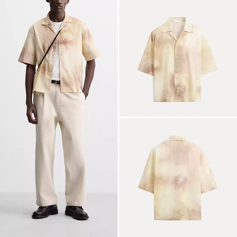 Spring 2025 Men's Faion Casual Lightweight Loose Print ort Sve irt Stand Fit Z Brand
Spring 2025 Men's Faion Casual Lightweight Loose Print ort Sve irt Stand Fit Z Brand