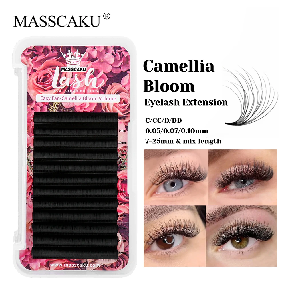 Factory Wholesale Premium Faux Mink Easy Fanning Eyelashes 0.05/0.07/0.10mm Thickness Ribbon Rapid Blooming Lashes from MASSCAKU
Factory Wholesale Premium Faux Mink Easy Fanning Eyelashes 0.05/0.07/0.10mm Thickness Ribbon Rapid Blooming Lashes from MASSCAKU