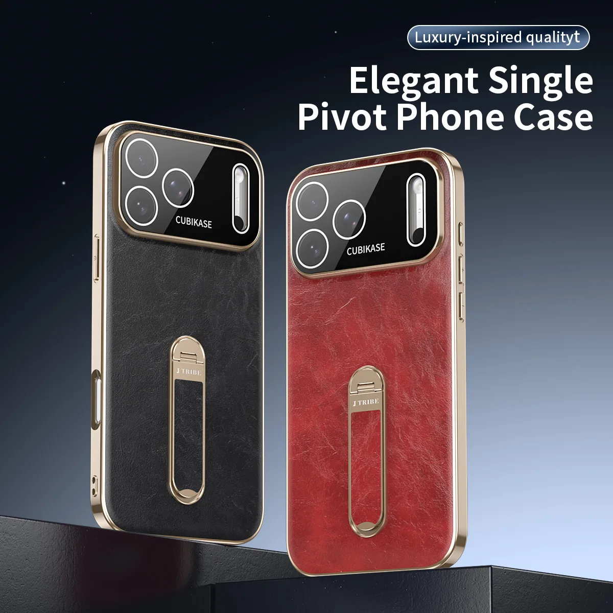 Hign-end Vegan Leather Case For iphone 17 16 15 Pro Max Lens Protector Full Protection Metal Stand Plated Cover for Business Man
Hign-end Vegan Leather Case For iphone 17 16 15 Pro Max Lens Protector Full Protection Metal Stand Plated Cover for Business Man