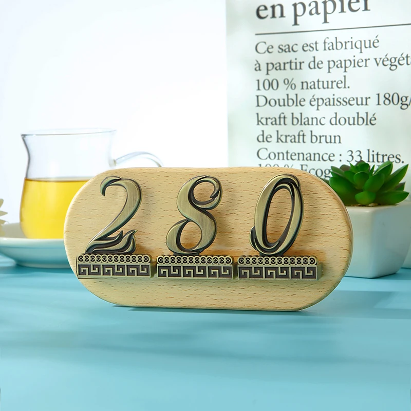 1pc 3D Numeral Door Plaque Embossed Door Number Self-Adhesive House Number for Apartment Hotel Home Mail Box Label Outdoor #0-9
1pc 3D Numeral Door Plaque Embossed Door Number Self-Adhesive House Number for Apartment Hotel Home Mail Box Label Outdoor #0-9