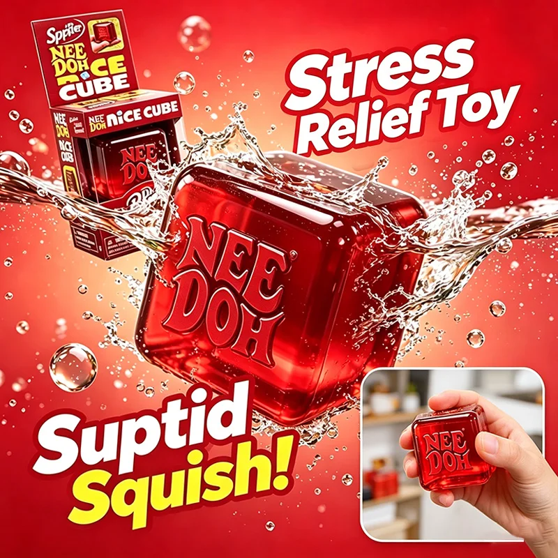 2026 Schylling Needoh Nice Sensory Squeezing Toy Cube for Stress relief and Fingertip Release Toy for Pinching and Playing
2026 Schylling Needoh Nice Sensory Squeezing Toy Cube for Stress relief and Fingertip Release Toy for Pinching and Playing