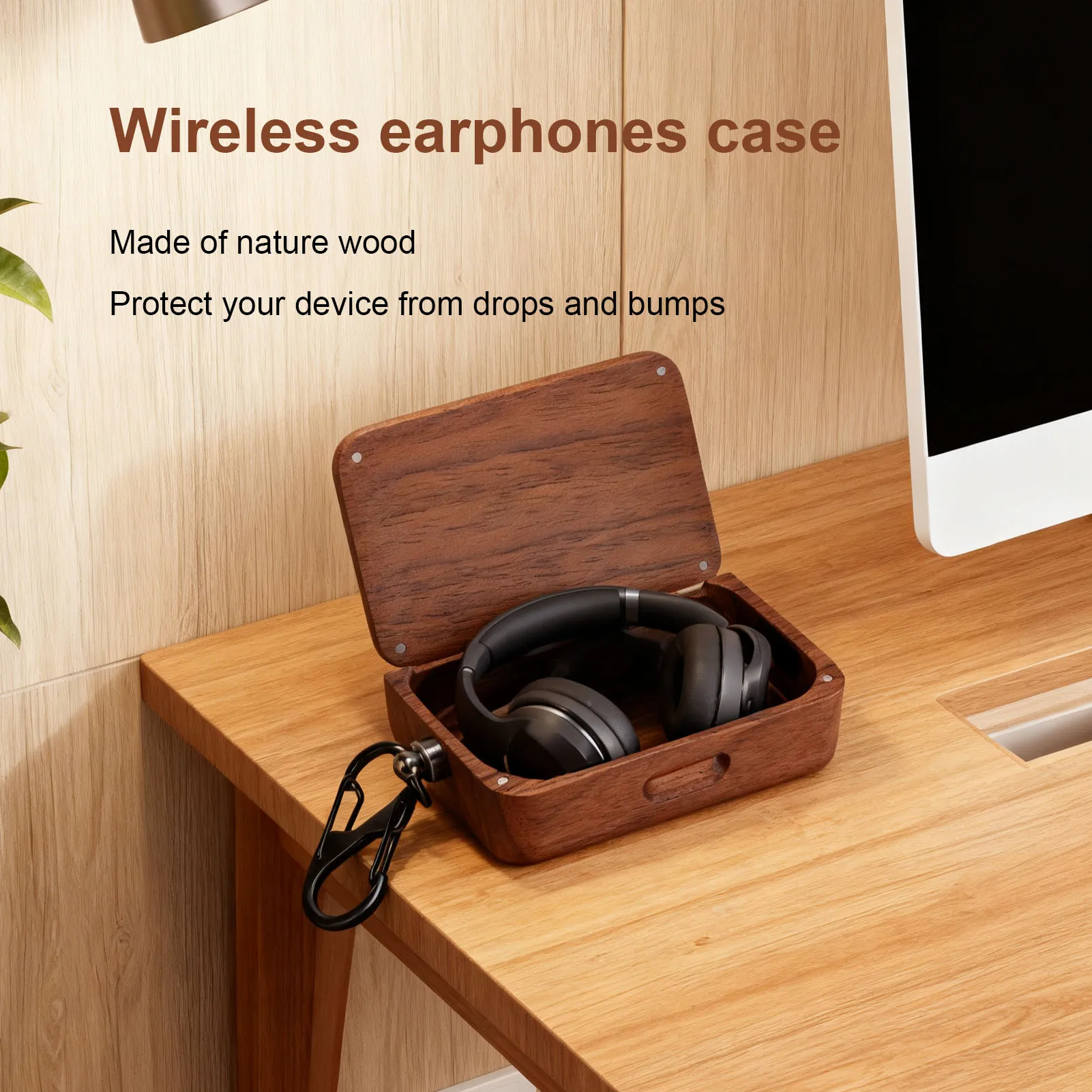 Wireless Earphones Case for AMBEO SMART MOMENTUM 3rd 4th Wooden Storage Carry Cover Hand Polished Handcrafted Walnut Prevent Fal
Wireless Earphones Case for AMBEO SMART MOMENTUM 3rd 4th Wooden Storage Carry Cover Hand Polished Handcrafted Walnut Prevent Fal