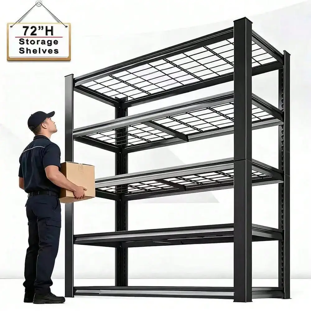 72 Adjustable Metal Double Layer Column Shelving, Commercial Grade Utility Rack For Warehouse, Basement, Kitchen
72 Adjustable Metal Double Layer Column Shelving, Commercial Grade Utility Rack For Warehouse, Basement, Kitchen