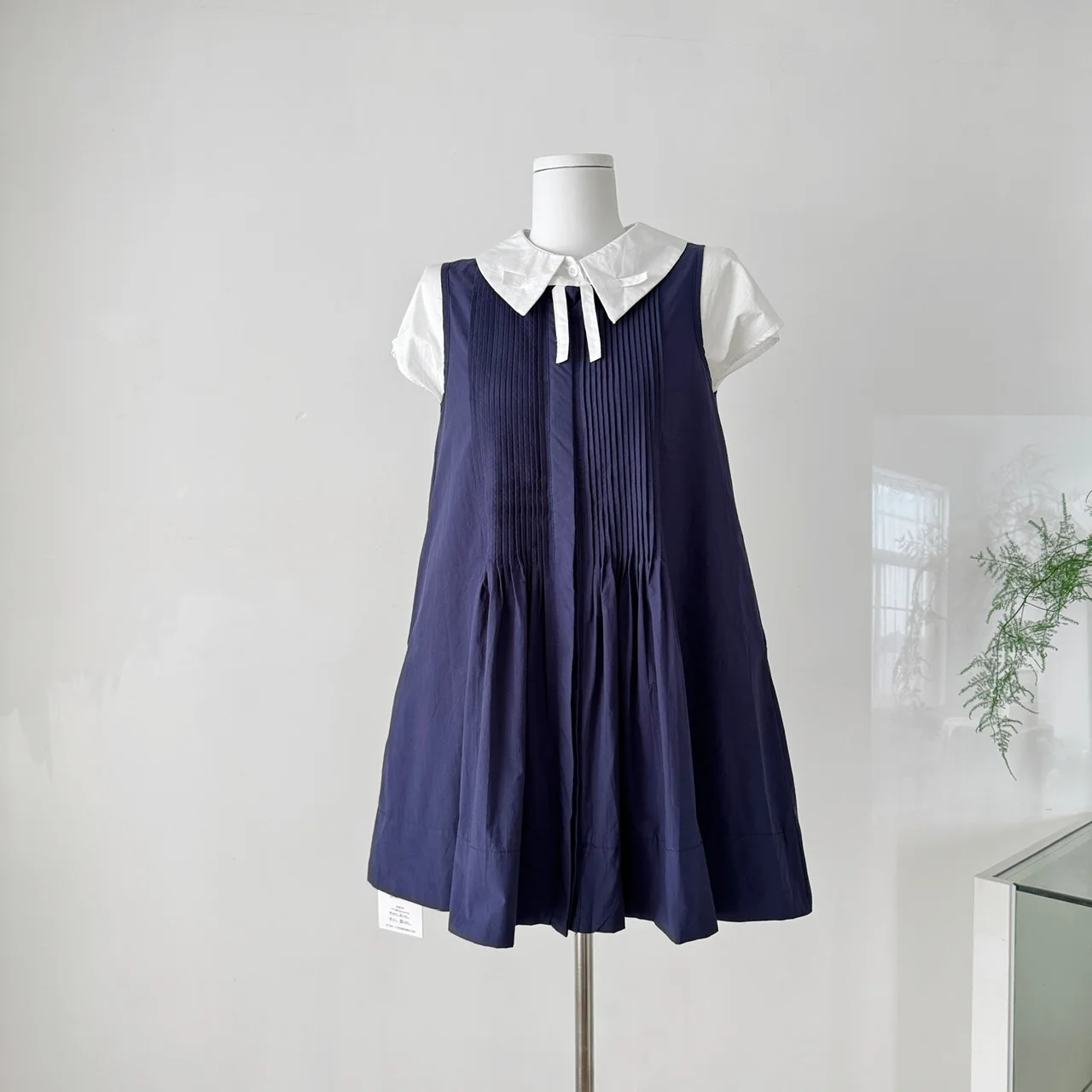 Spring Summer New Style Oxygen Feeling Cotton White Reducing Age Shirt Dress Women's School Style Set Polyester Fiber Dress
Spring Summer New Style Oxygen Feeling Cotton White Reducing Age Shirt Dress Women's School Style Set Polyester Fiber Dress