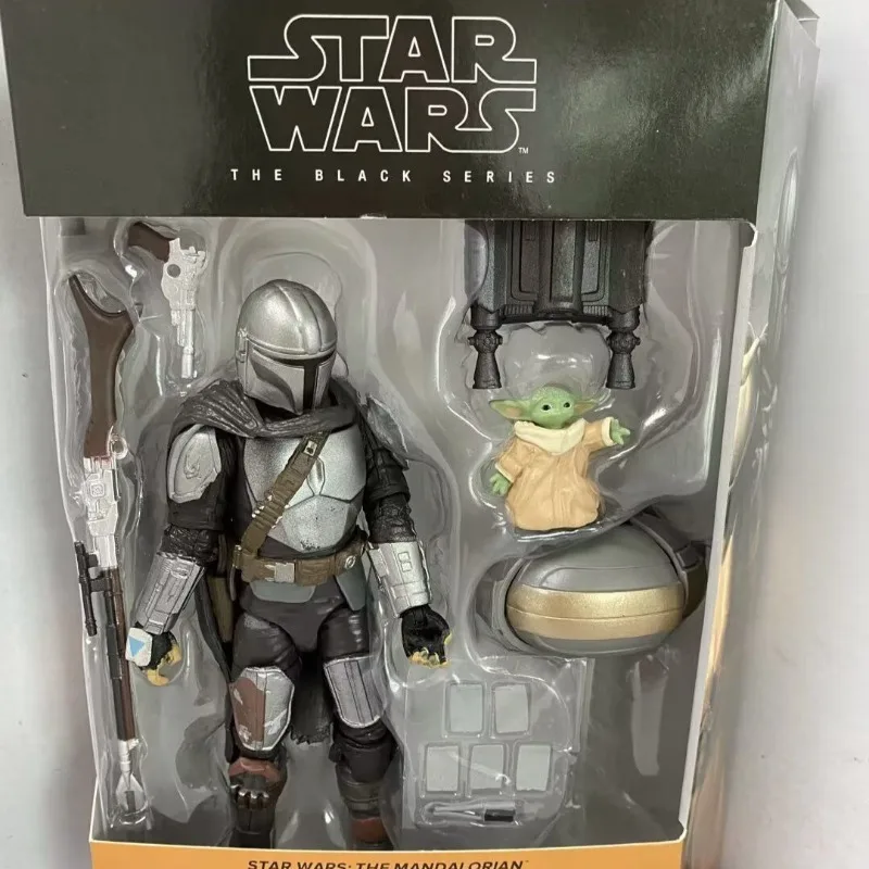 20 см Звездные войны, черная серия - Din Djarin The Mandalorian and The Child Baby Yoda Joints, подвижная фигурка, модель игрушки
20 см Звездные войны, черная серия - Din Djarin The Mandalorian and The Child Baby Yoda Joints, подвижная фигурка, модель игрушки