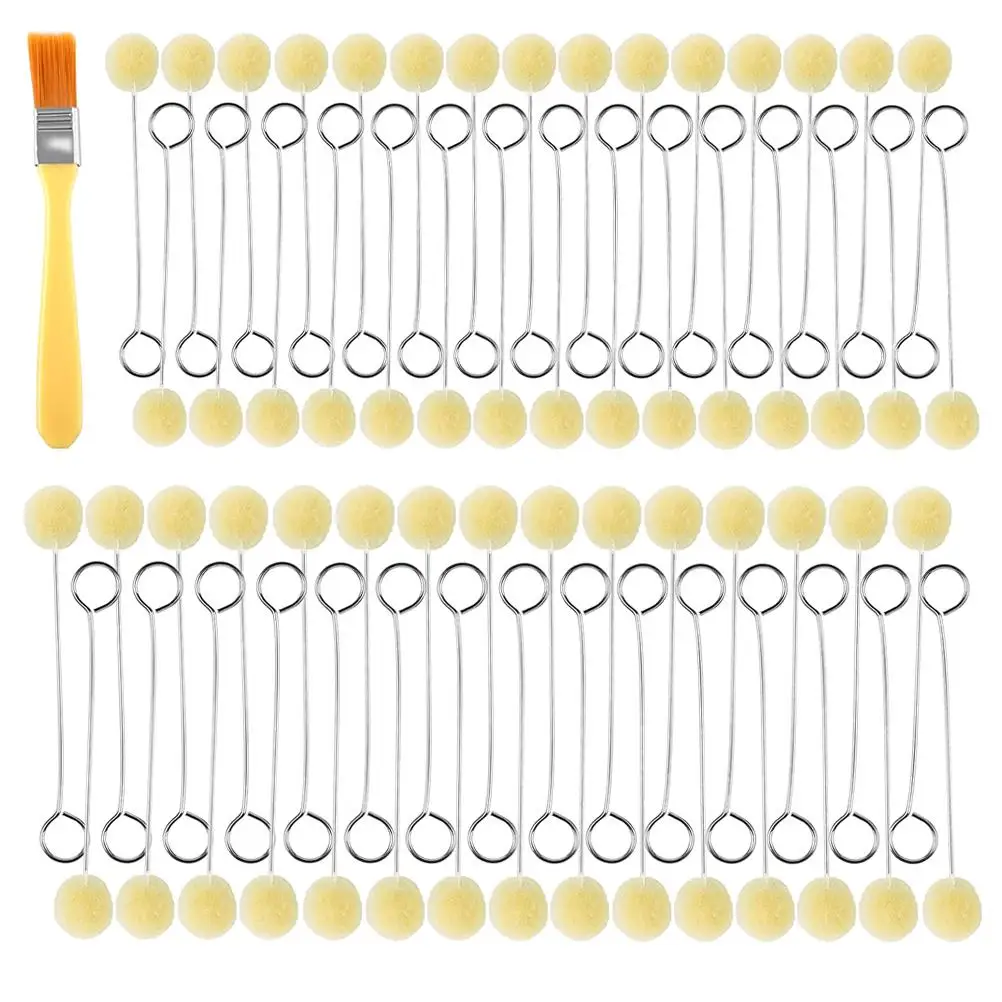 61 Pcs Wool Ball Brush Dyeing Daubers Crafting Tools Applicator Crafts High Quality Material Durability Practicality
61 Pcs Wool Ball Brush Dyeing Daubers Crafting Tools Applicator Crafts High Quality Material Durability Practicality