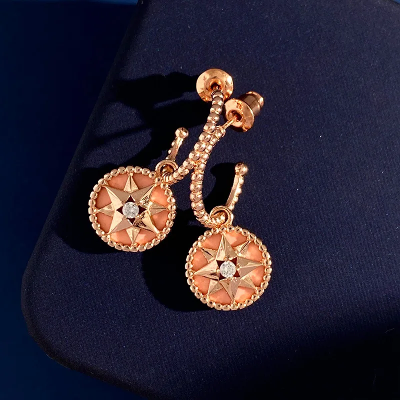 Small niche design earrings Eight pointed star single diamond compass, eight pointed star chaotic flower star chart necklace
Small niche design earrings Eight pointed star single diamond compass, eight pointed star chaotic flower star chart necklace