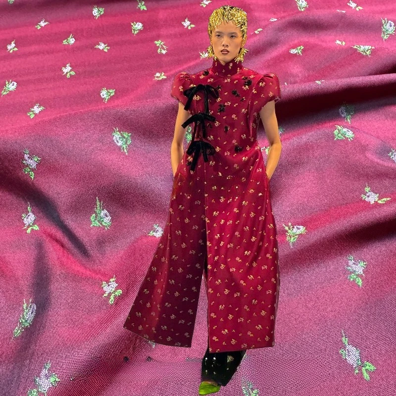 Floral Jacquard Fabric Dress Fabric Pillow Windbreaker Fashion Clothing Design Handmade Diy Sewing Cloth Material Per Meter
Floral Jacquard Fabric Dress Fabric Pillow Windbreaker Fashion Clothing Design Handmade Diy Sewing Cloth Material Per Meter