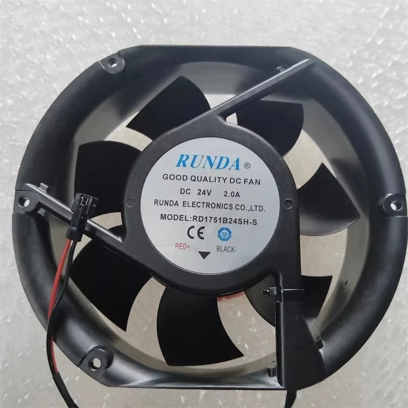 B 1PCS FOR RUNDA RD1751B24SH-S 1751 24V 2.0A High Airflow DC Industrial Cooling Fan
B 1PCS FOR RUNDA RD1751B24SH-S 1751 24V 2.0A High Airflow DC Industrial Cooling Fan