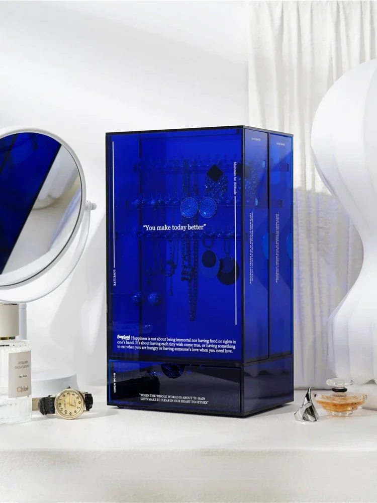 Acrylic jewelry storage box transparent drawer style earring necklace organizing cabinet dressing table storage rack
Acrylic jewelry storage box transparent drawer style earring necklace organizing cabinet dressing table storage rack
