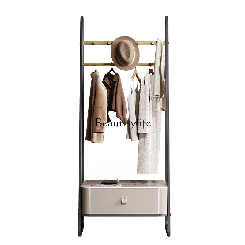 l*Italian minimalist floor hat storage rack stainless steel high-end designer model
l*Italian minimalist floor hat storage rack stainless steel high-end designer model