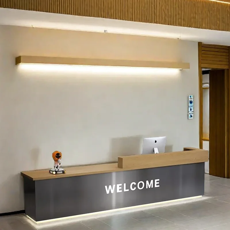 Front Desk Reception Counter Clothes Long Aesthetic Center Decor Advanced Bar Kassentisch Hairdressing Luxury Receiption
Front Desk Reception Counter Clothes Long Aesthetic Center Decor Advanced Bar Kassentisch Hairdressing Luxury Receiption