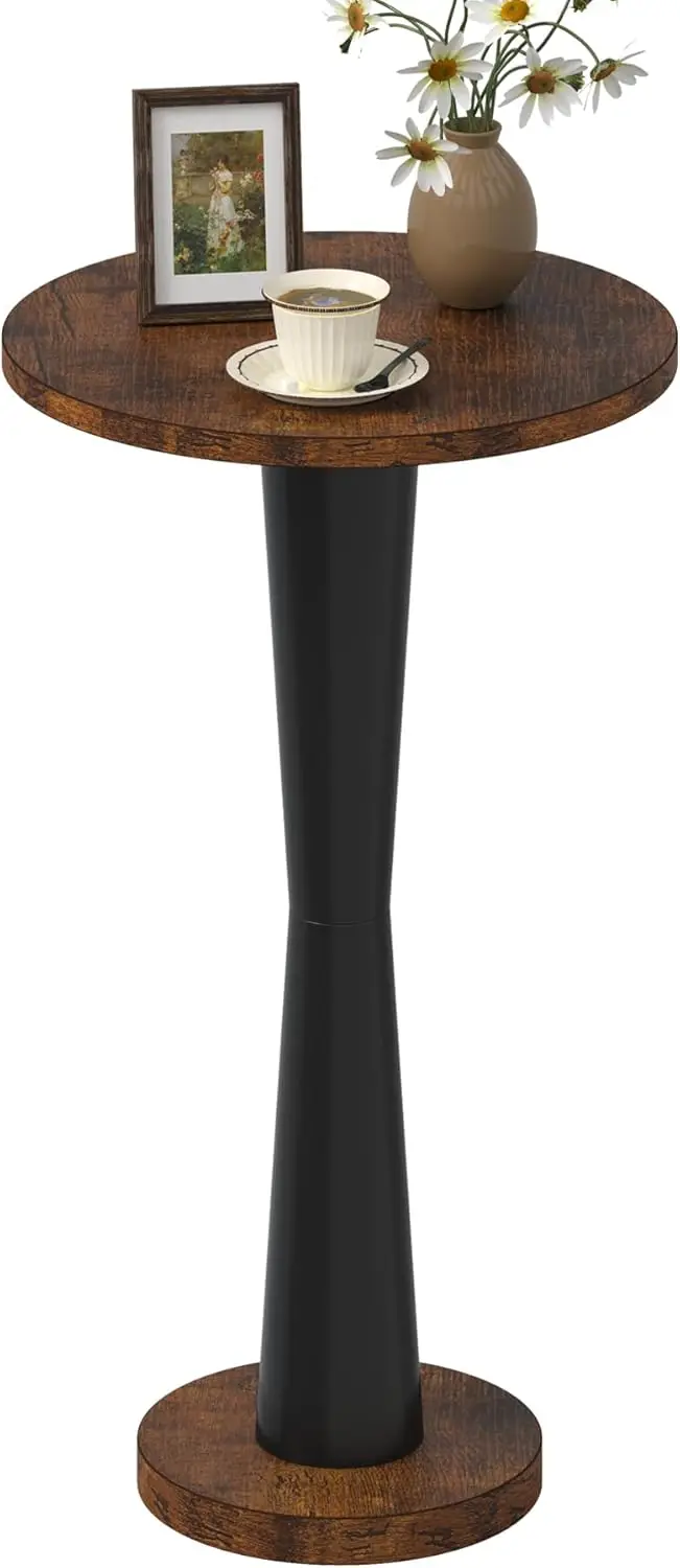 Small Round Side Table, Wood Pedestal Drink Table, Accent Coffee End Table with Solid Wood Leg for Small Space, Living Room,
Small Round Side Table, Wood Pedestal Drink Table, Accent Coffee End Table with Solid Wood Leg for Small Space, Living Room,