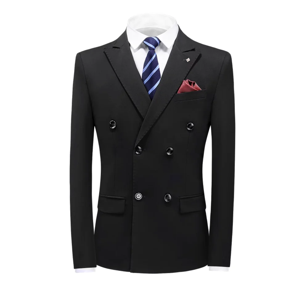 Qj Cinga Brand Men Boutique Double Breasted Suit Jacket Large Size 5XL Men's Pure Color Business Blazer Coats
Qj Cinga Brand Men Boutique Double Breasted Suit Jacket Large Size 5XL Men's Pure Color Business Blazer Coats