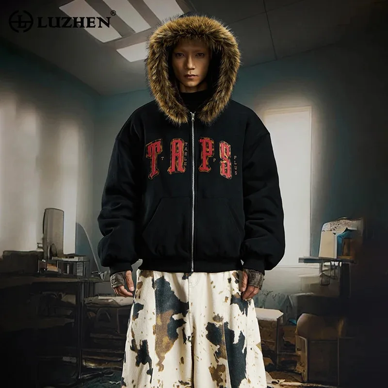 LUZHEN 2025 Winter Trendy Letter Patchwork Street Warm Parka Jacket Men's Original Fur Hooded Thickened Male Padded Coat JY4939
LUZHEN 2025 Winter Trendy Letter Patchwork Street Warm Parka Jacket Men's Original Fur Hooded Thickened Male Padded Coat JY4939