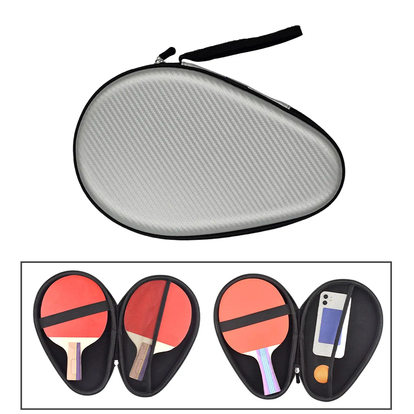 Table Tennis Racket Bag Pong Paddle Bag EVA Lightweight Storage Case Hard Gourd
Table Tennis Racket Bag Pong Paddle Bag EVA Lightweight Storage Case Hard Gourd