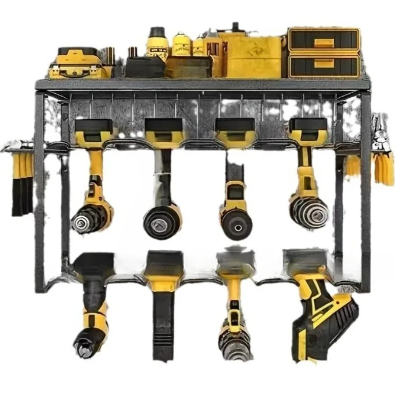 Wrought iron wall tool display rack mounted screwdriver storage rack Electric drill rack Metal heavy duty tool
Wrought iron wall tool display rack mounted screwdriver storage rack Electric drill rack Metal heavy duty tool