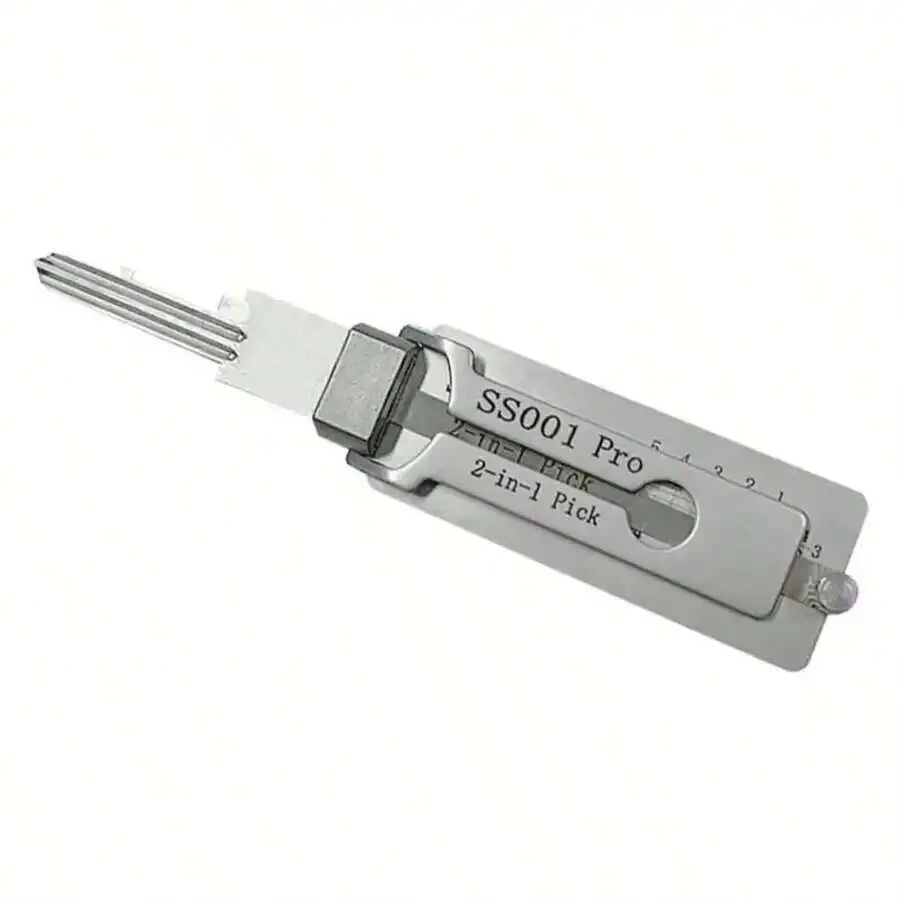 2-In-1 Stainless Steel Key Decoder SS001PRO Portable O-Ring & Lock Repair Tool
2-In-1 Stainless Steel Key Decoder SS001PRO Portable O-Ring & Lock Repair Tool