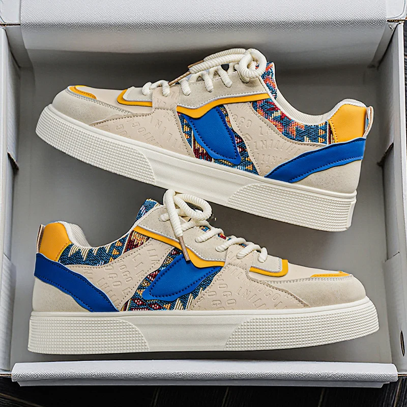 Мужские винтажные кроссовки на платформе с пэчворком - повседневные низкие кеды с этническим принтом, ретро-модные прогулочные кроссовки для мужчин
Мужские винтажные кроссовки на платформе с пэчворком - повседневные низкие кеды с этническим принтом, ретро-модные прогулочные кроссовки для мужчин