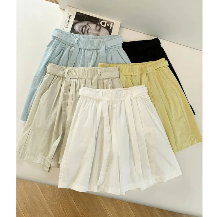 Korean Style High Waist Wide Leg Short Pants Women's Summer Casual Straight Sporty A-Line Lazy Style Five-Quarter Length
Korean Style High Waist Wide Leg Short Pants Women's Summer Casual Straight Sporty A-Line Lazy Style Five-Quarter Length