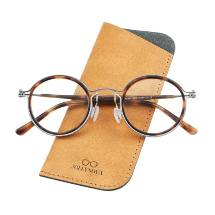 Tate Retro Acetate Eyeglass Frames for Men and Women, Lightweight Round Prescription Glasses Frame Only
Tate Retro Acetate Eyeglass Frames for Men and Women, Lightweight Round Prescription Glasses Frame Only