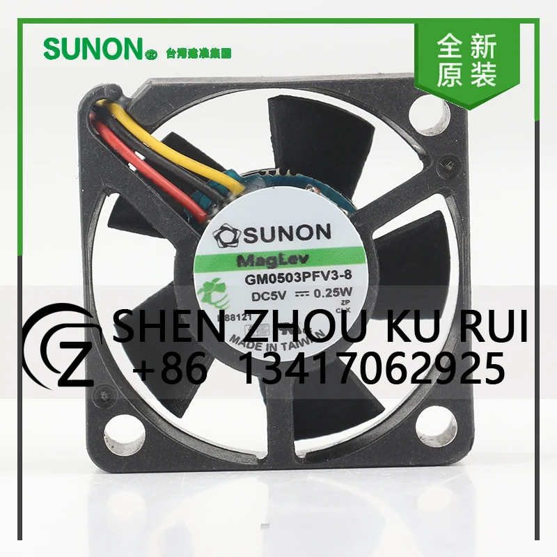 Новый оригинальный Sunon 12 В 24 В 48 В постоянного тока 5 В 0,25 Вт AC EC 3010 30X30X10MM 3 см микро ультра-тихий инвертор 3-проводной GM0503PFV3-8 охлаждающий вентилятор
Новый оригинальный Sunon 12 В 24 В 48 В постоянного тока 5 В 0,25 Вт AC EC 3010 30X30X10MM 3 см микро ультра-тихий инвертор 3-проводной GM0503PFV3-8 охлаждающий вентилятор