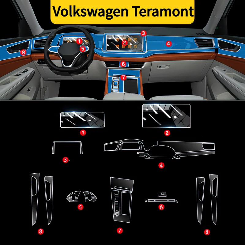 For Volkswagen Teramont 25models interior protection Dashboard Multimedia GPS Transparent Scratch-Resistant Film Modificatio
For Volkswagen Teramont 25models interior protection Dashboard Multimedia GPS Transparent Scratch-Resistant Film Modificatio