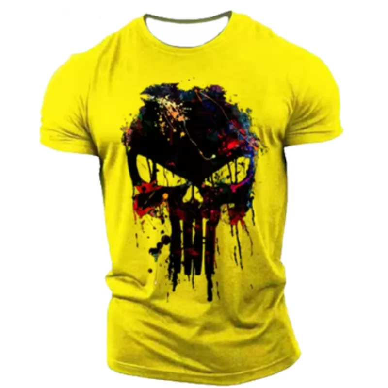 Men's T Shirt 3d Print Military Patriotic Skull O-Neck T Shirt Oversized T-Shirt Short-Sleeved Tee Sportswear Men's Clothing Top
Men's T Shirt 3d Print Military Patriotic Skull O-Neck T Shirt Oversized T-Shirt Short-Sleeved Tee Sportswear Men's Clothing Top