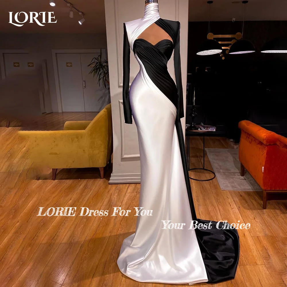 LORIE High Collar Formal Evening Dresses Elegant Mermaid Long Sleeve Muslim Arabia Prom Party Gown Cocktail Dresses Customized
LORIE High Collar Formal Evening Dresses Elegant Mermaid Long Sleeve Muslim Arabia Prom Party Gown Cocktail Dresses Customized