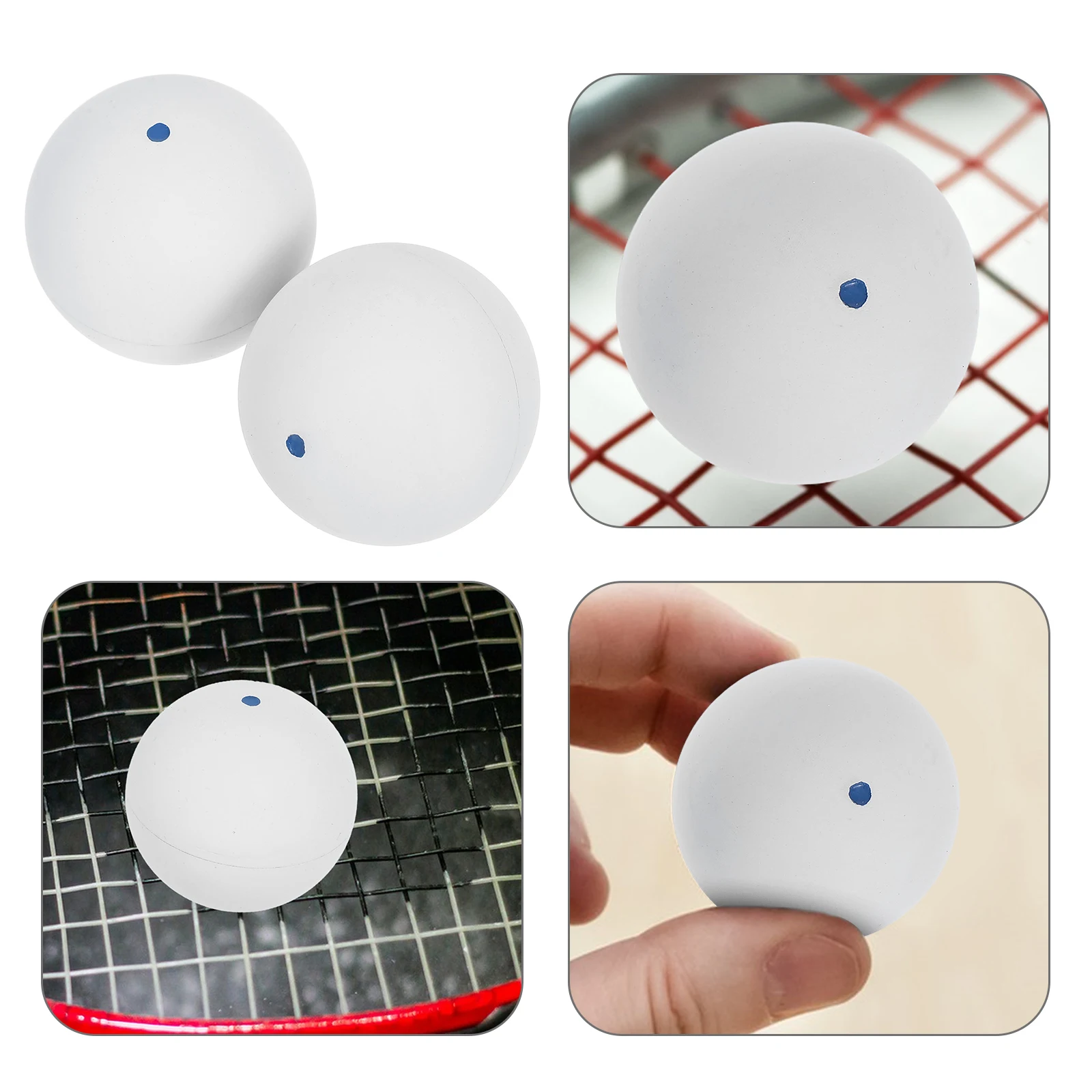 2 Pcs Squash Training Ball Hand-eye Trainer Reaction Balls Bouncy Coordination Rubber Racquet Beginner
2 Pcs Squash Training Ball Hand-eye Trainer Reaction Balls Bouncy Coordination Rubber Racquet Beginner