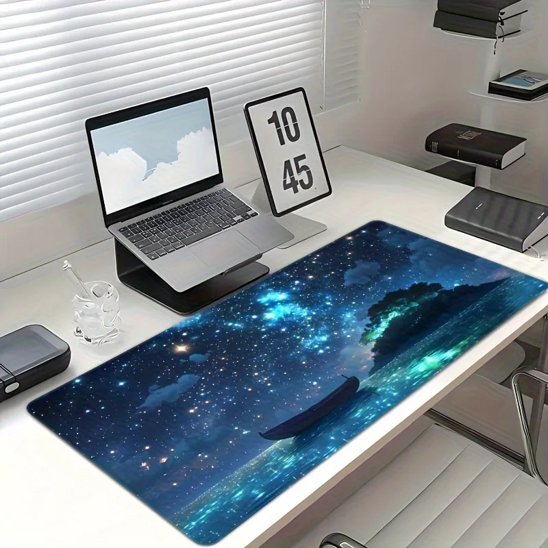 Коврик для мыши с синим звездным небом и лодкой, игровой, с нескользящей резиновой основой, прошитыми краями, 900x400, большой настольный коврик для офисных принадлежностей, 1 шт.
Коврик для мыши с синим звездным небом и лодкой, игровой, с нескользящей резиновой основой, прошитыми краями, 900x400, большой настольный коврик для офисных принадлежностей, 1 шт.