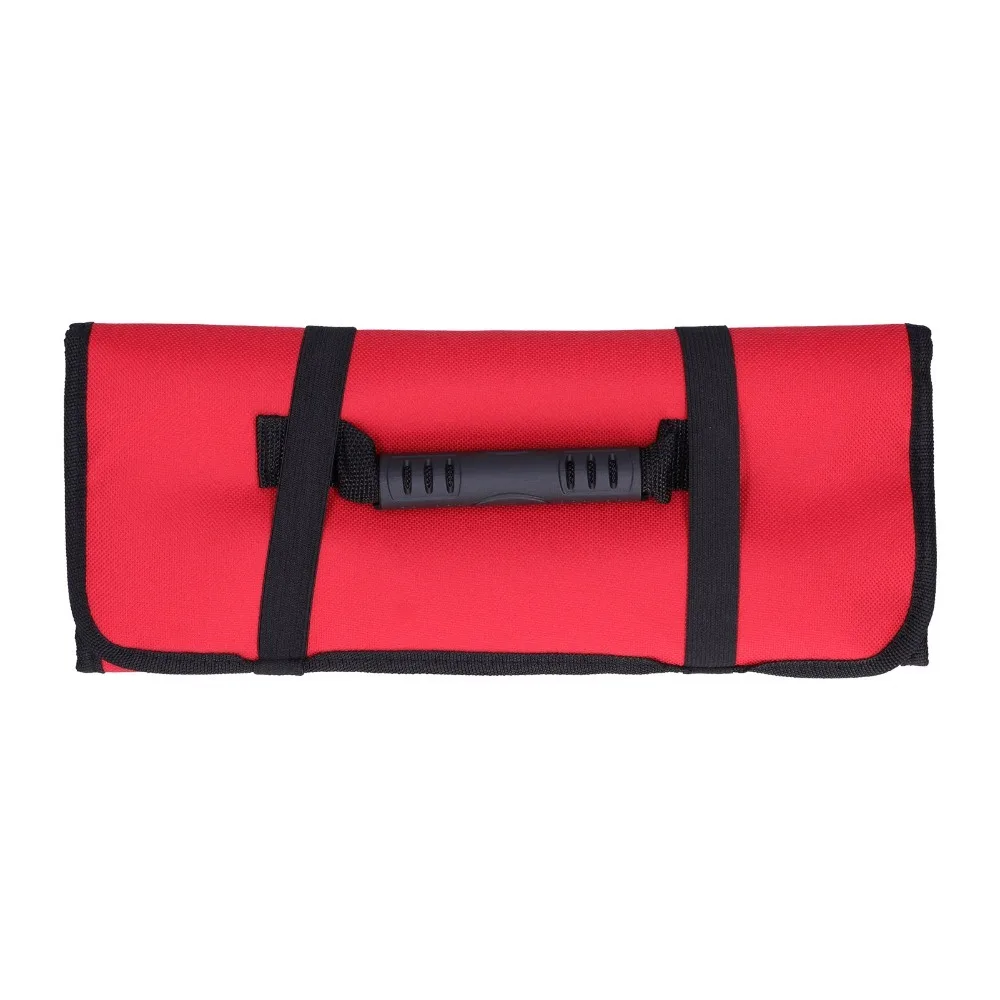 Durable 22 Pockets Tool Roll Bag Portable Oxford Cloth Tool Storage Bag Multifunctional Reel Type Tool Bag Electrician
Durable 22 Pockets Tool Roll Bag Portable Oxford Cloth Tool Storage Bag Multifunctional Reel Type Tool Bag Electrician